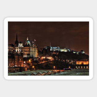 Edinburgh Castle at Night - Scottland Sticker